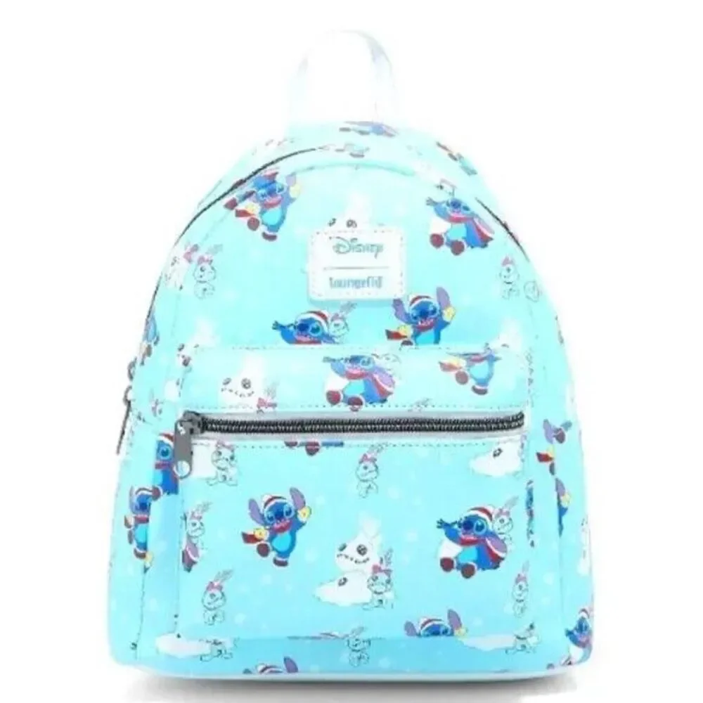 Loungefly Disney Lilo & Stitch‎ Snow Day Mini Backpack